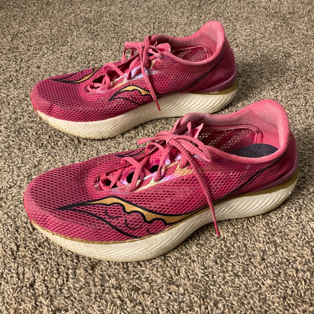 Saucony Endorphin Pro 3 Shoes 15 Prospect Quartz Carbon Plate Running